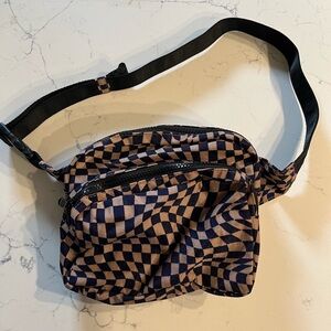 Baggu Trippy Checker Fanny Pack NWOT